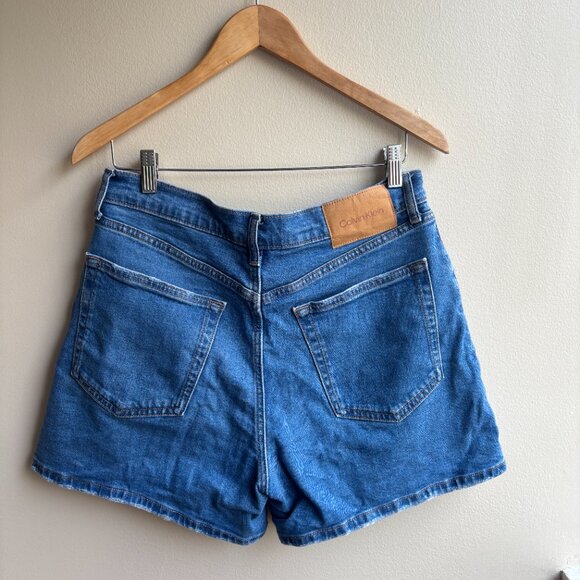 Calvin Klein Stretch Denim Shorts - Picture 3 of 3